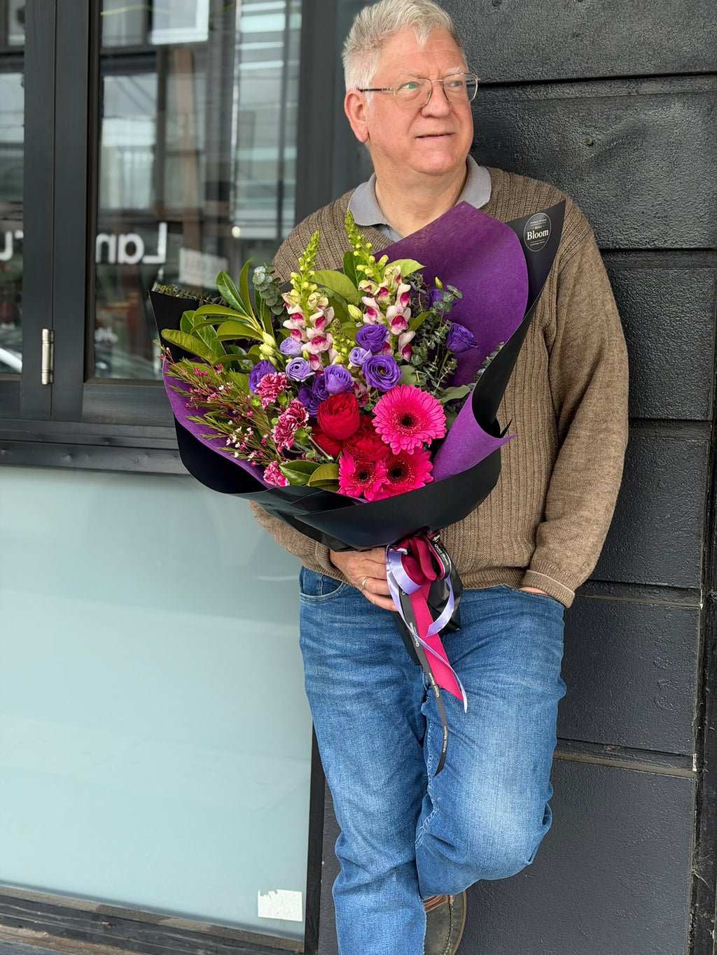 Violet Passion – Purple & Pink Flower Bouquet