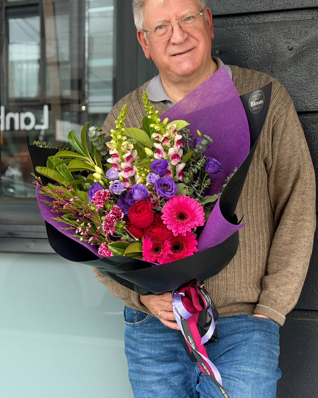 Violet Passion – Purple & Pink Flower Bouquet