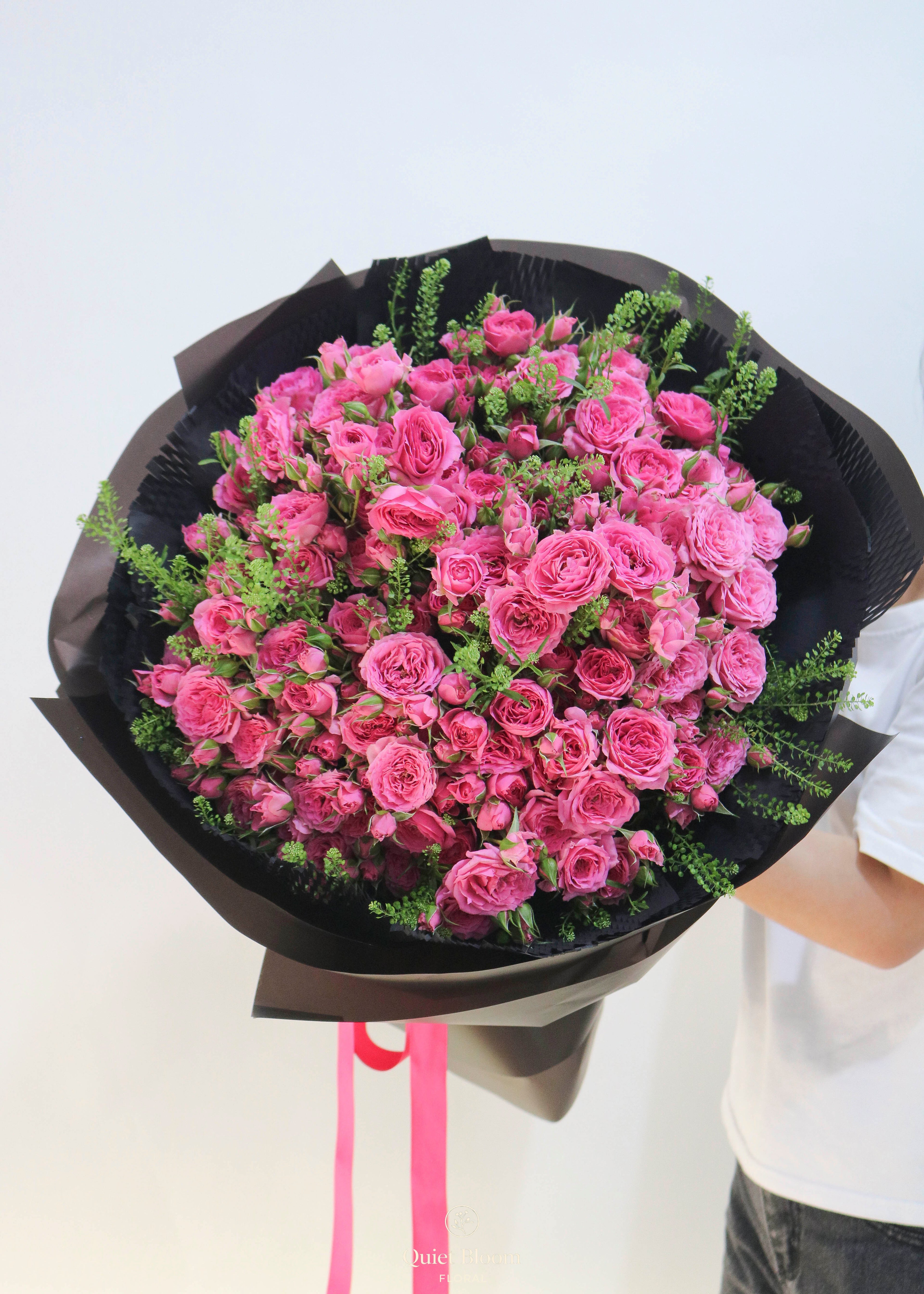 Sweet Pink Rose Bouquet – Soft & Romantic Design