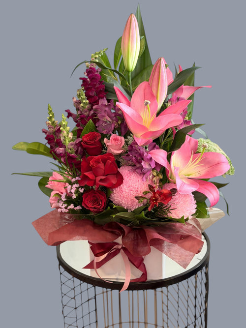 Blush Structure – Birthday & Opening Flower Box