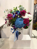 Blue Whisper – Fresh Flower Arrangement