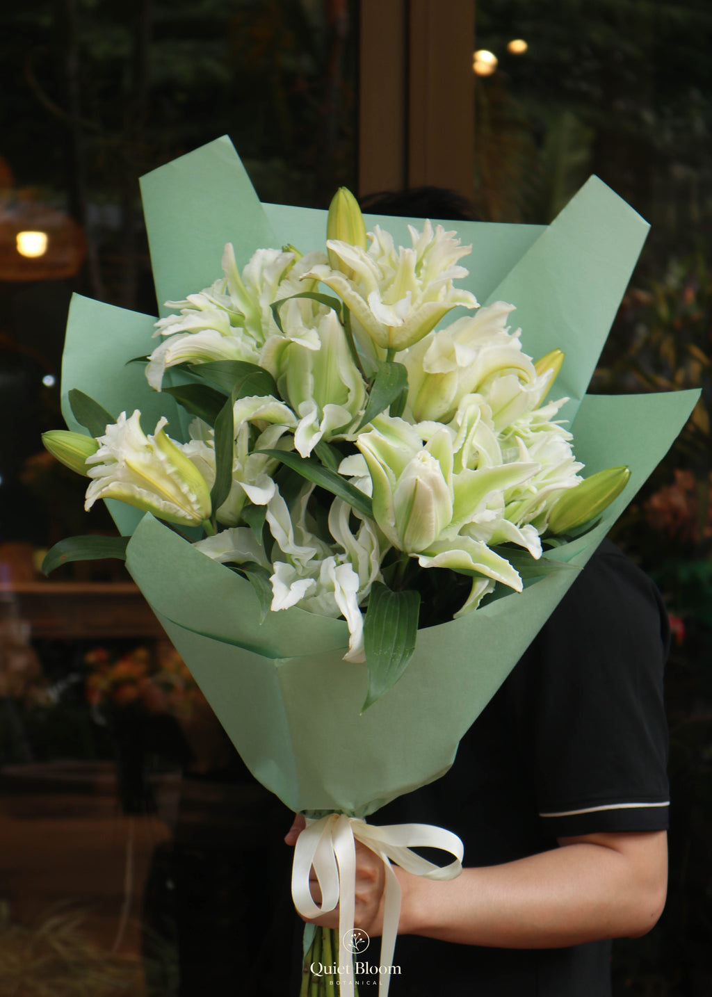 Blush Rose Lily Bouquet