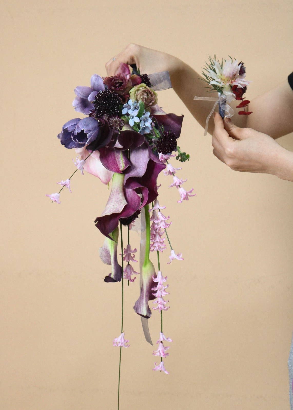 Cascading Calla Bridal Bouquet