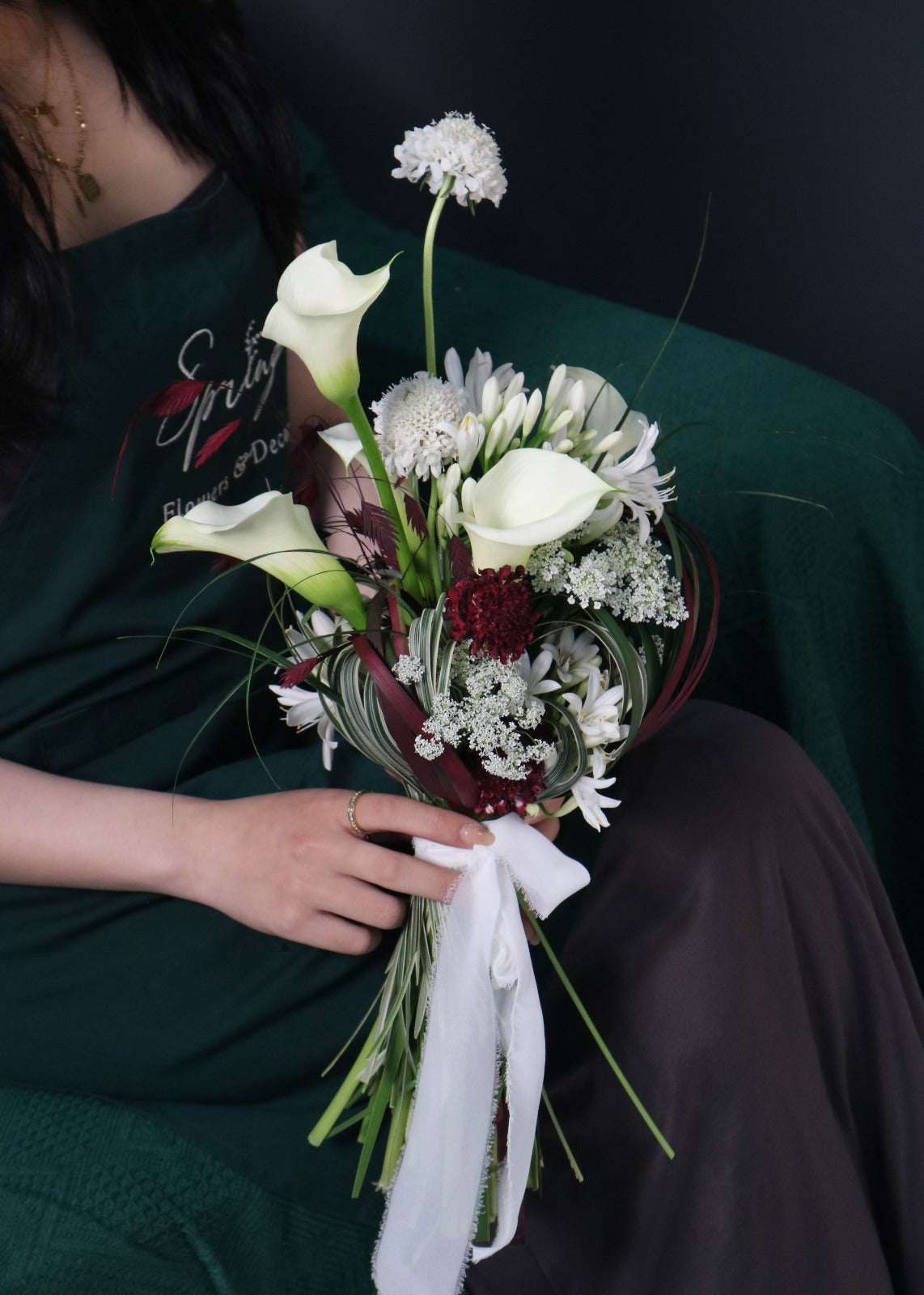 Ivory Calla Bridal Bouquet