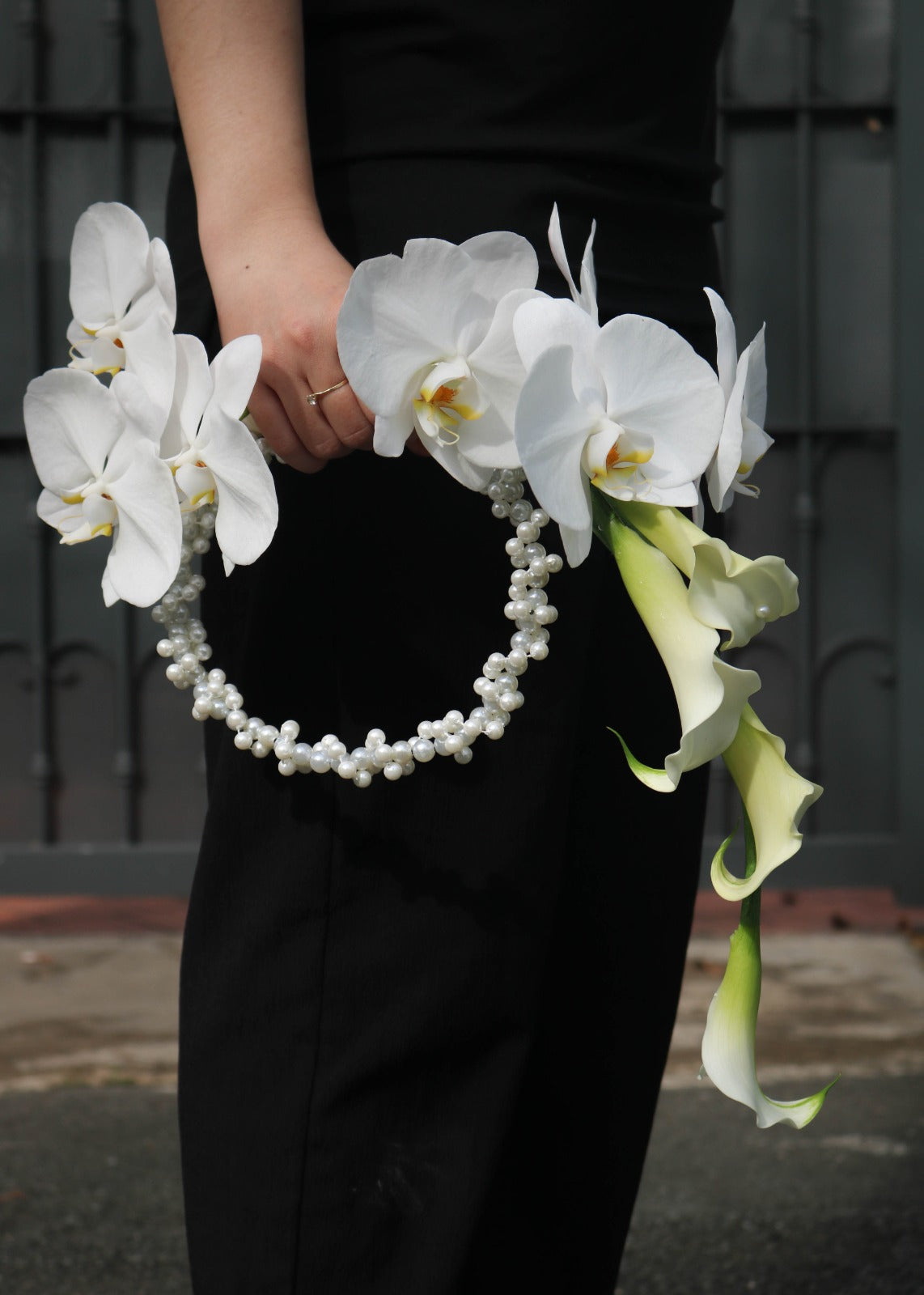 Pearl Orchid Bridal Bouquet