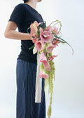 Blush Cascade Bridal Bouquet