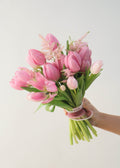Pink Tulip Bridal Bouquet