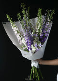 Purple & White Delphinium Bouquet