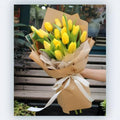 Golden Tulip Hand-Tied Bouquet