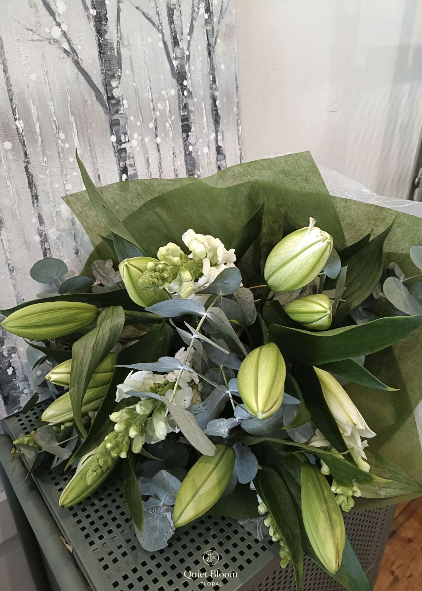 Pure Whisper – Oriental Lily Bouquet