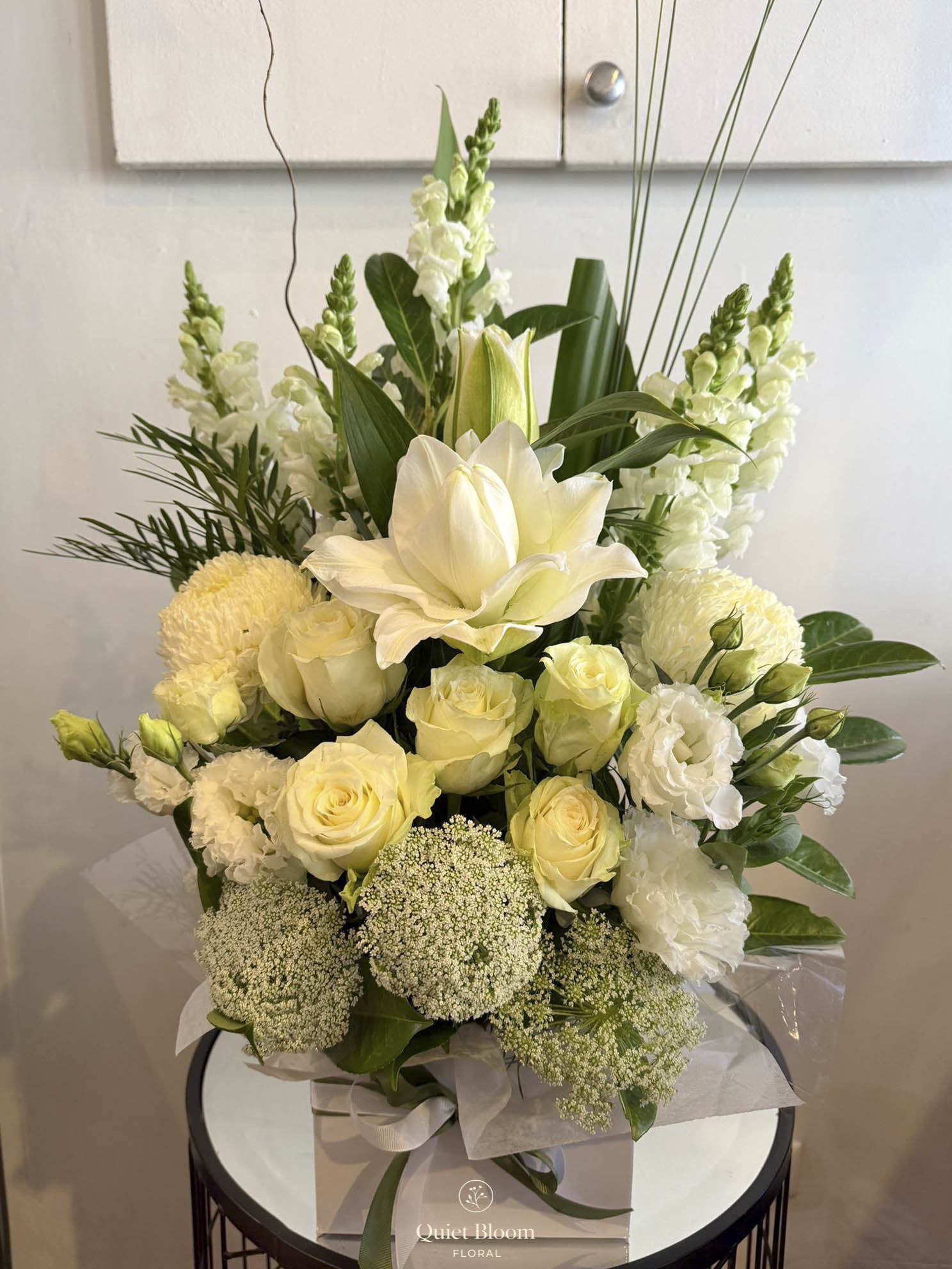 White Sympathy Arrangement