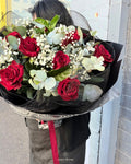 Midnight Red Rose Bouquet