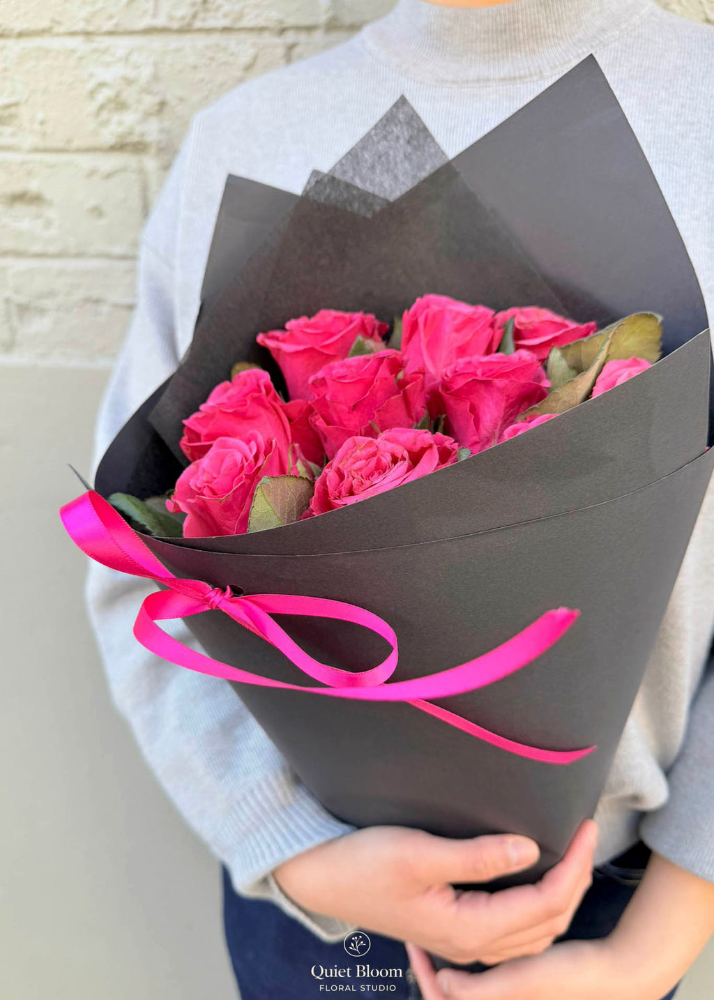 Simple Hot Pink Roses