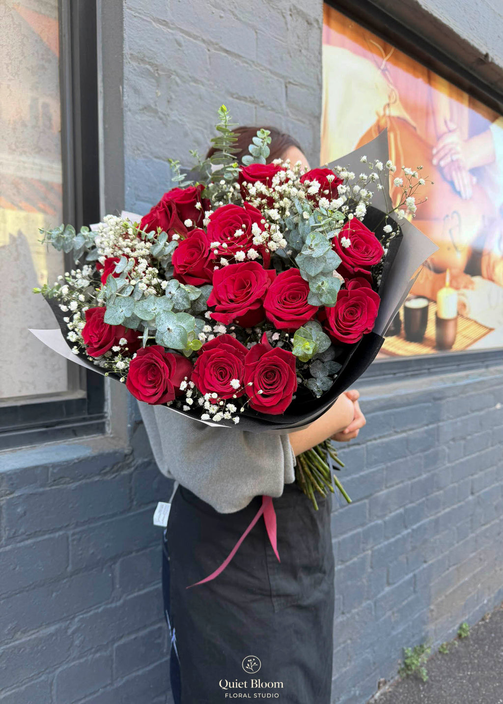 20 Ecuador Red Roses Bouquet