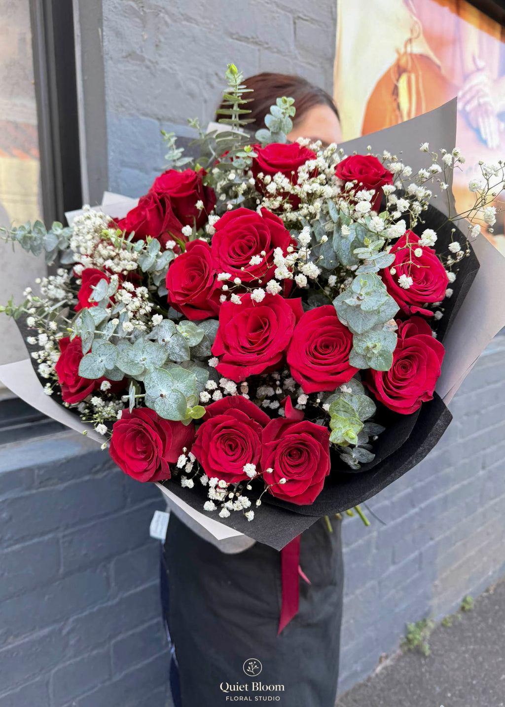 20 Ecuador Red Roses Bouquet