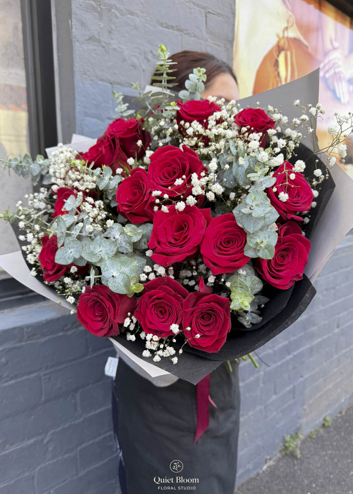 20 Ecuador Red Roses Bouquet