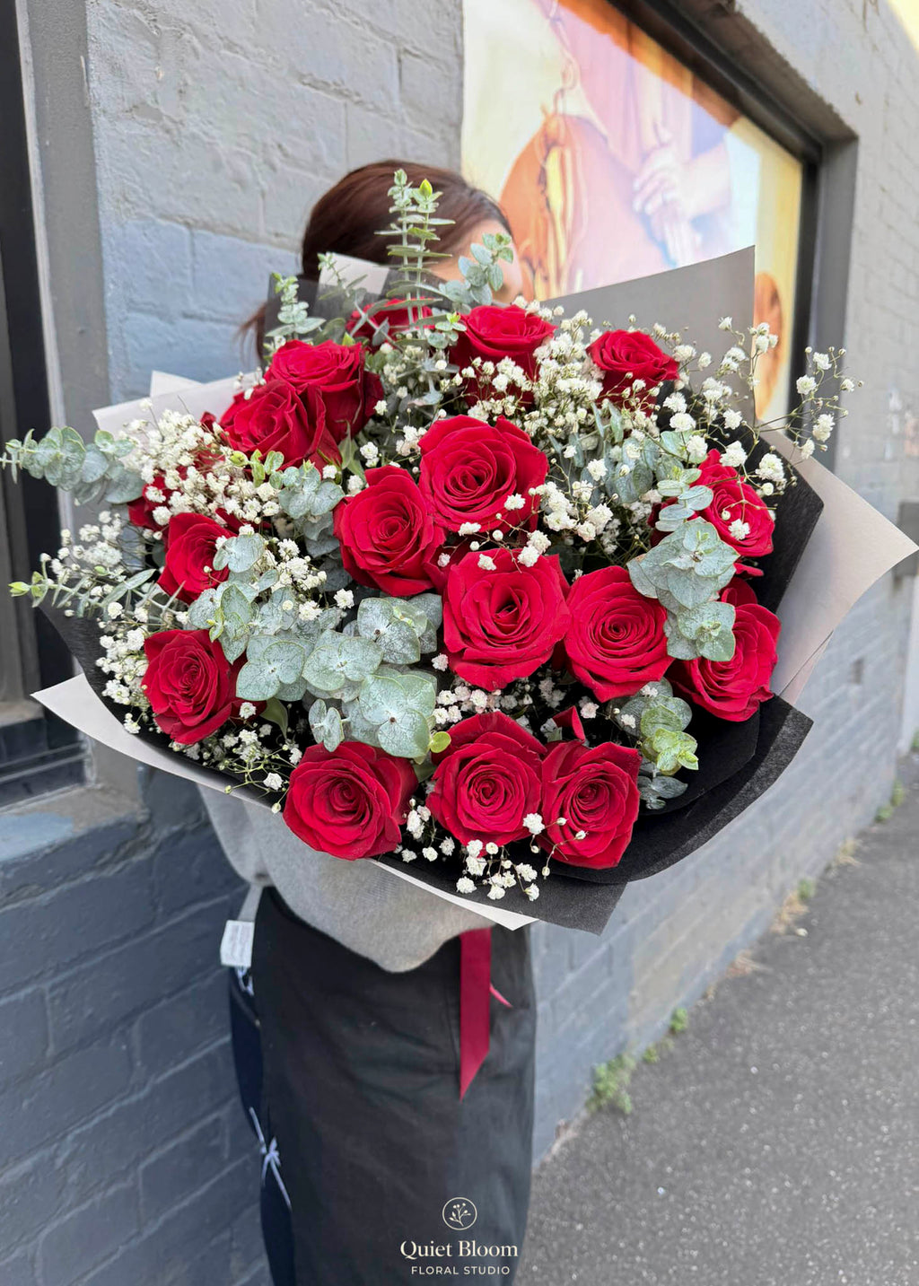 20 Ecuador Red Roses Bouquet