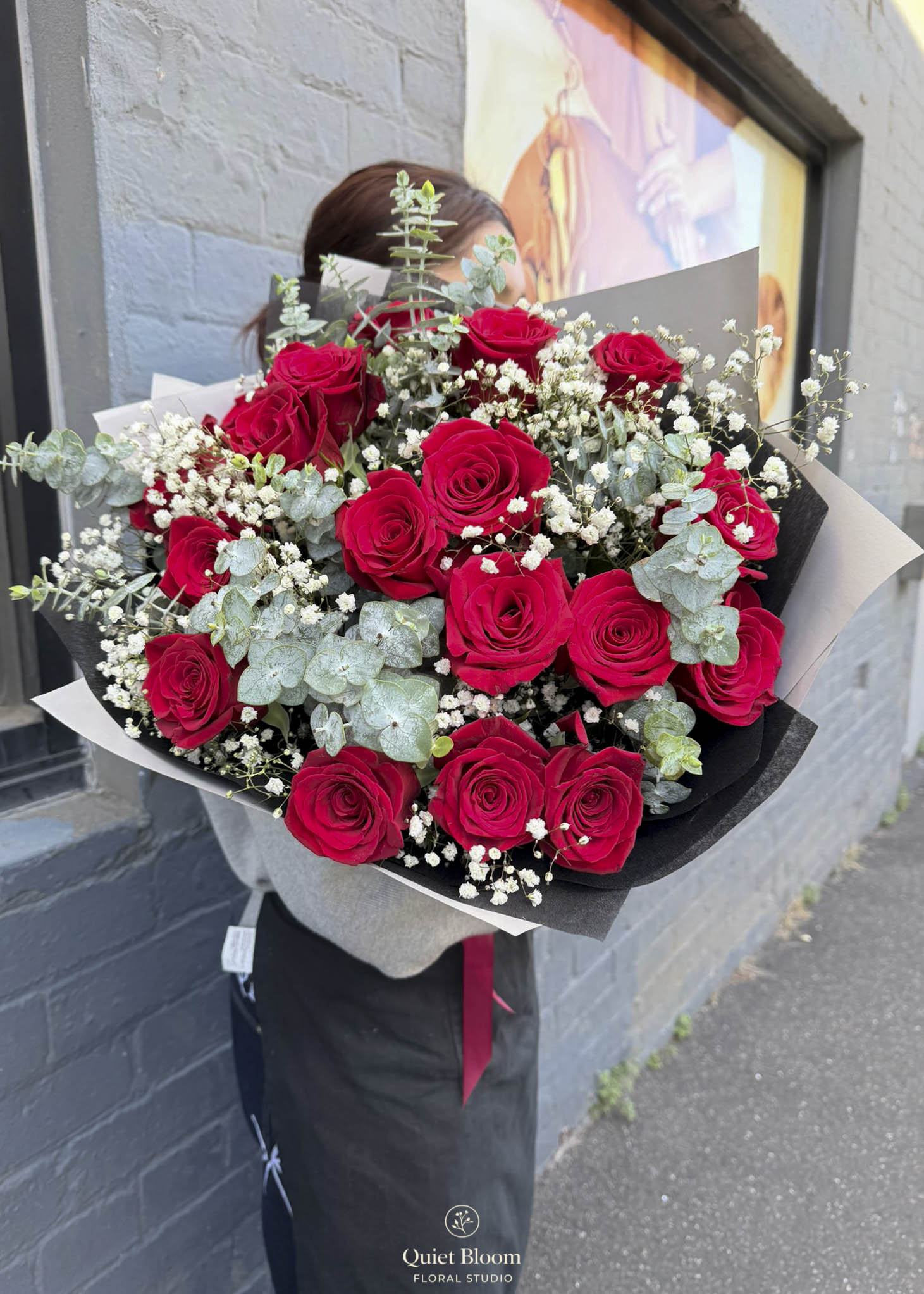 20 Ecuador Red Roses Bouquet