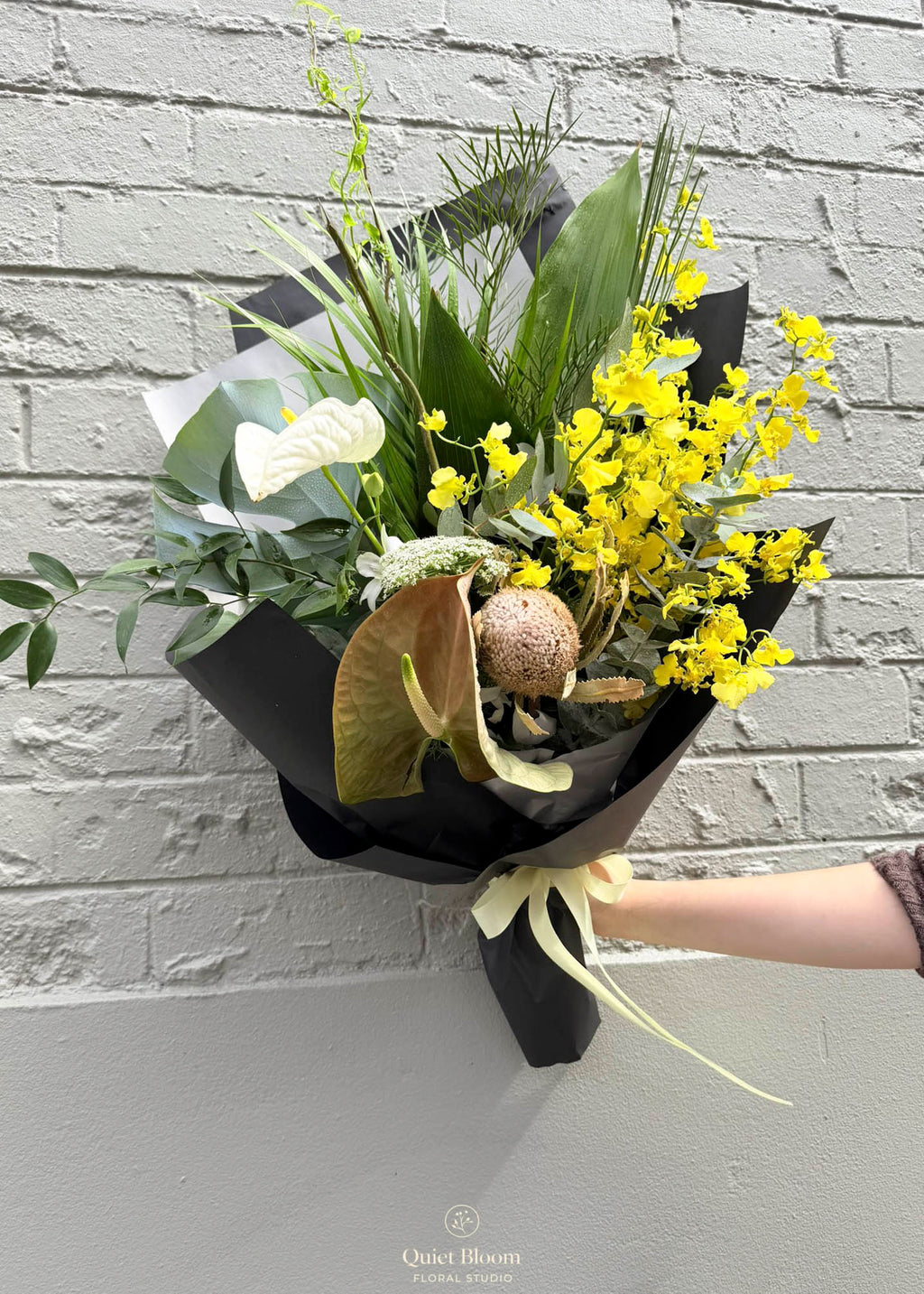 Golden Botanical Bouquet