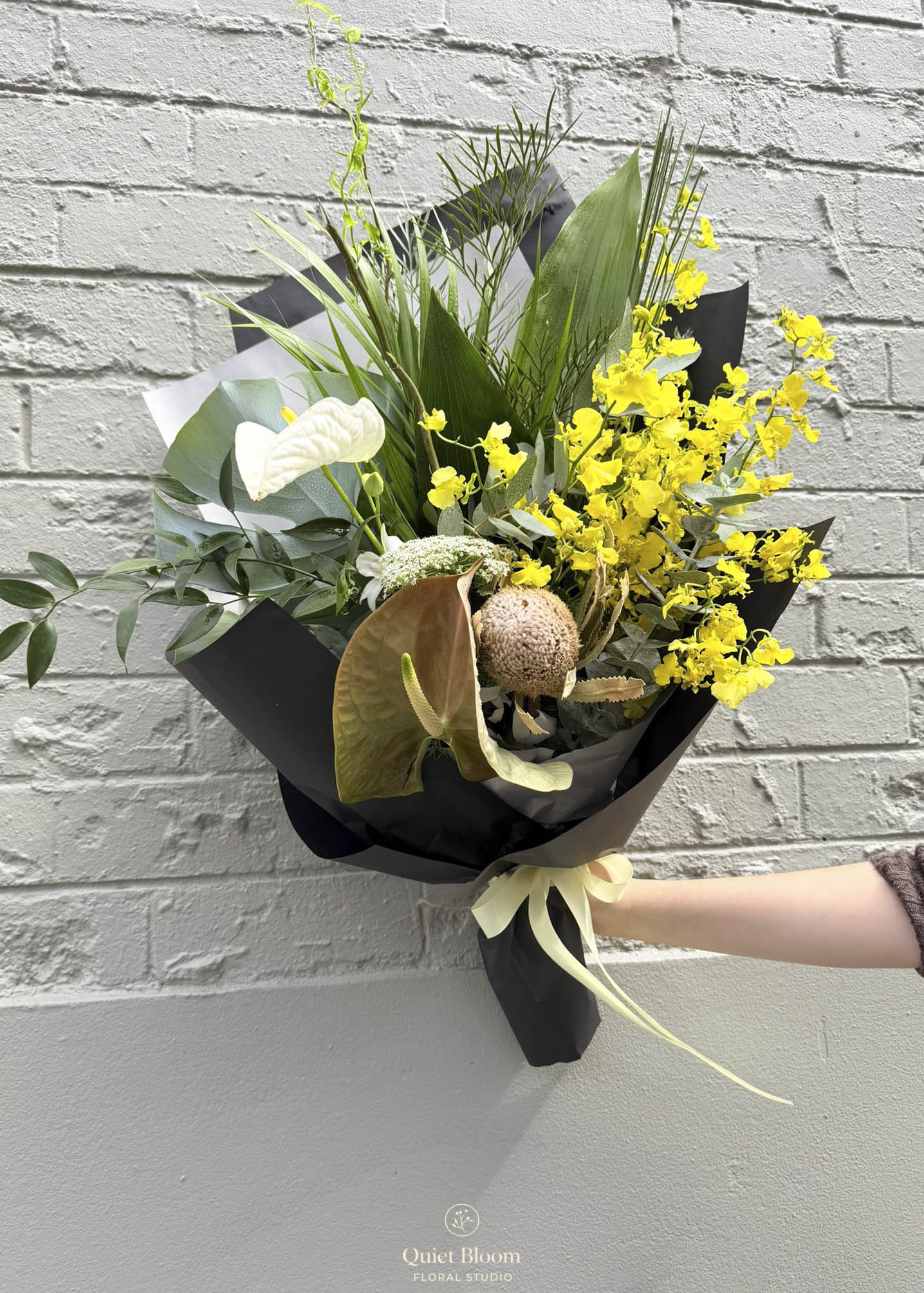 Golden Botanical Bouquet
