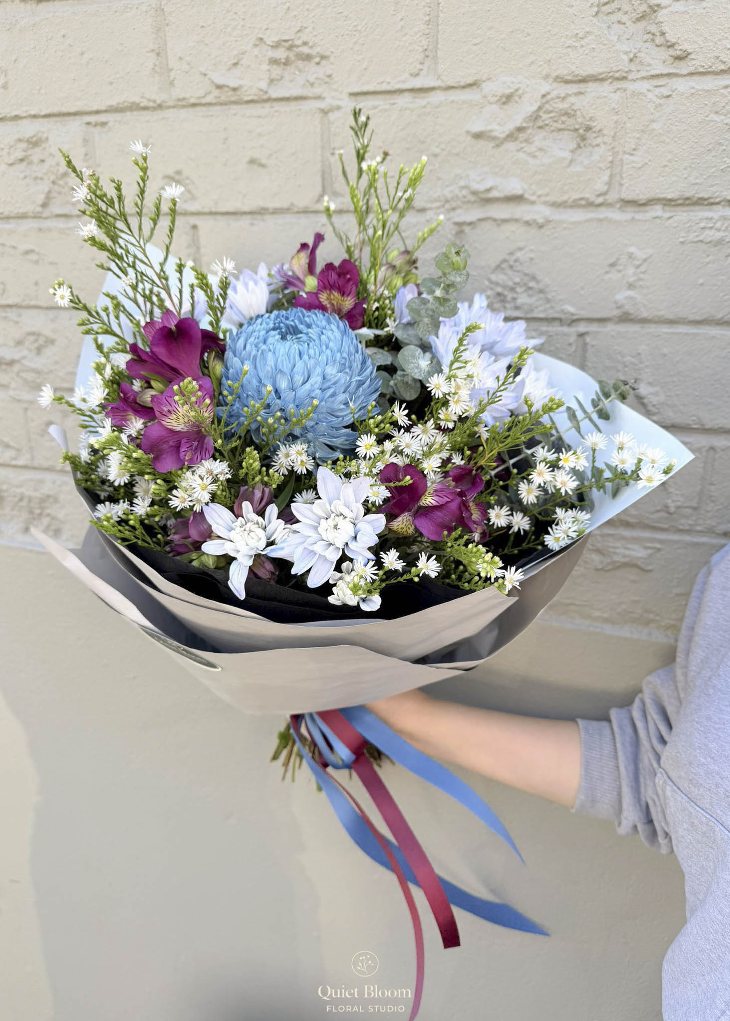 Seasonal Blue & Wild Bouquet