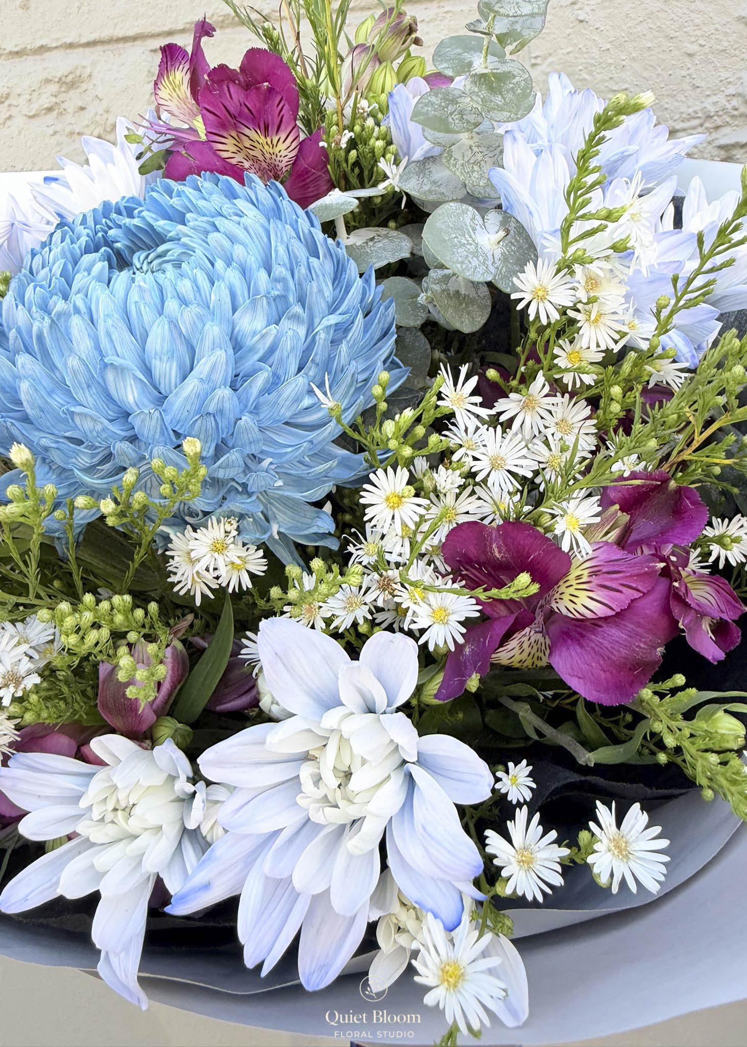 Seasonal Blue & Wild Bouquet
