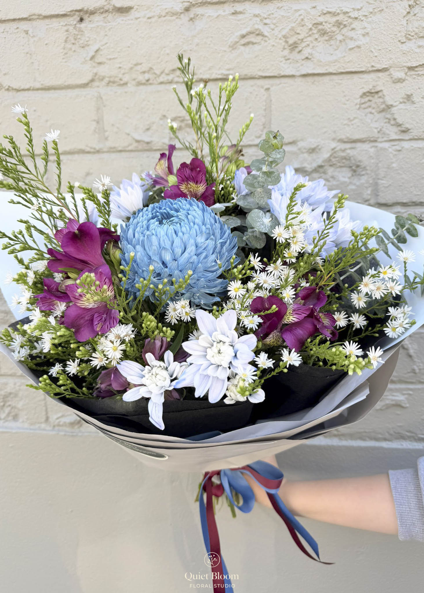 Seasonal Blue & Wild Bouquet