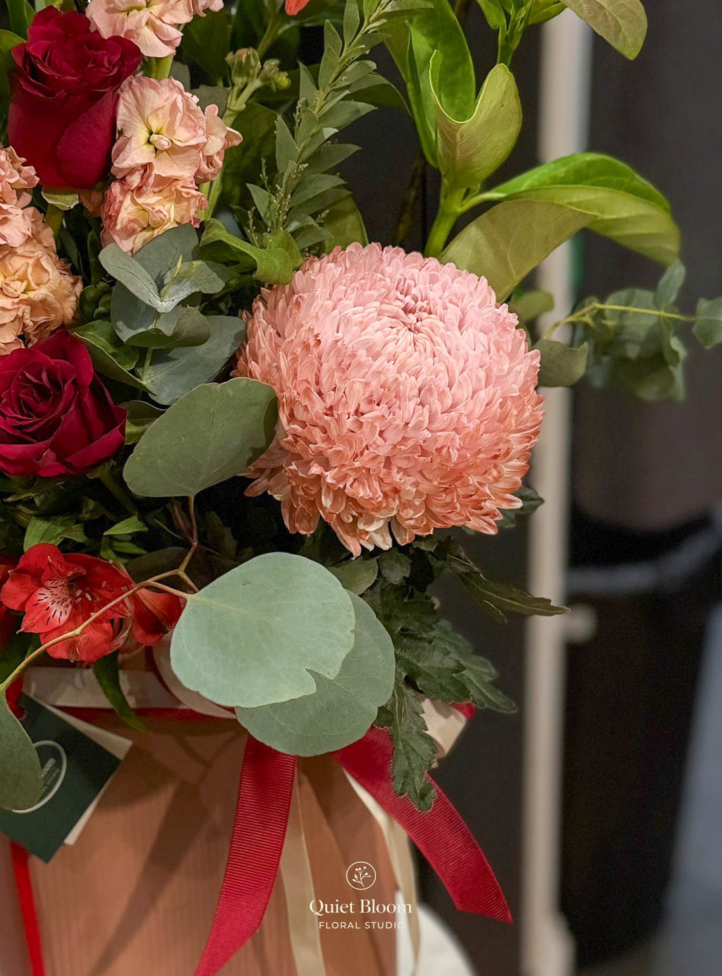 Amber Rouge Vase