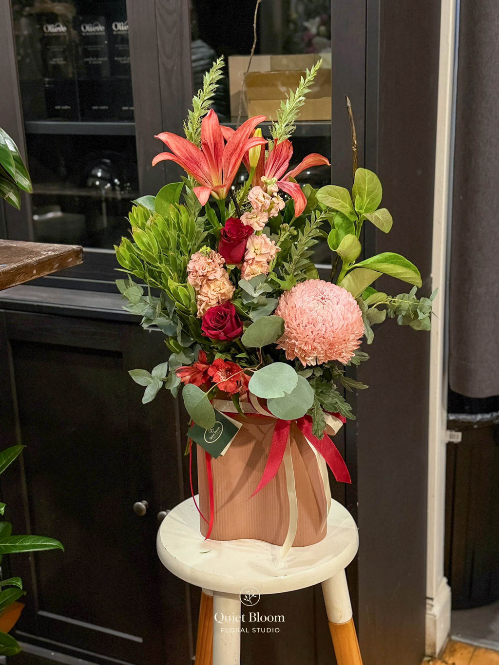 Amber Rouge Vase