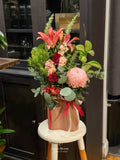 Amber Rouge Vase