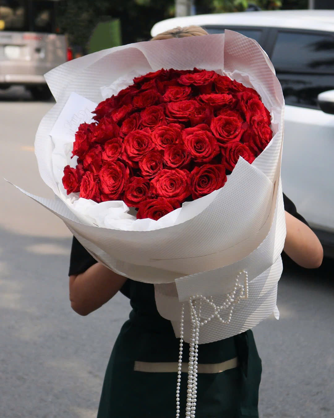 50 Red Roses Bouquet