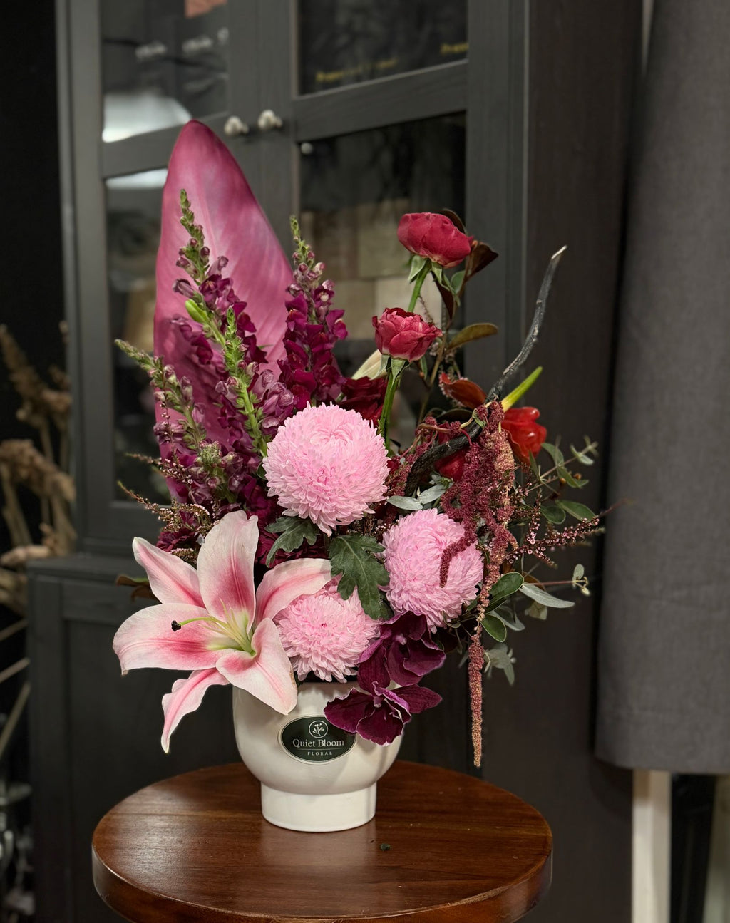 Berry Blush Vase Arrangement