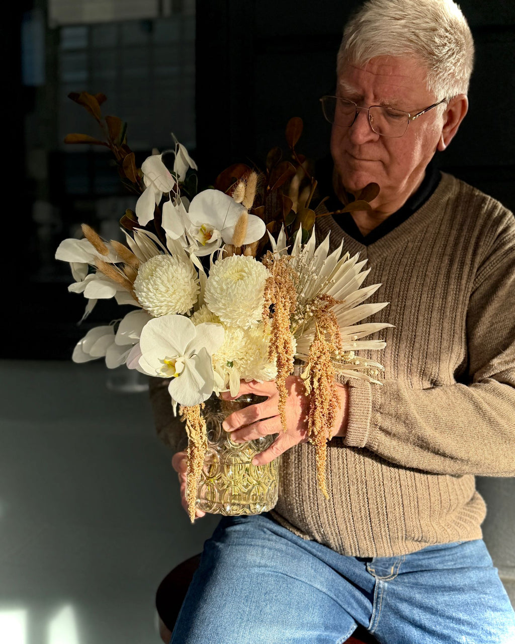 Ivory Meadow Arrangement