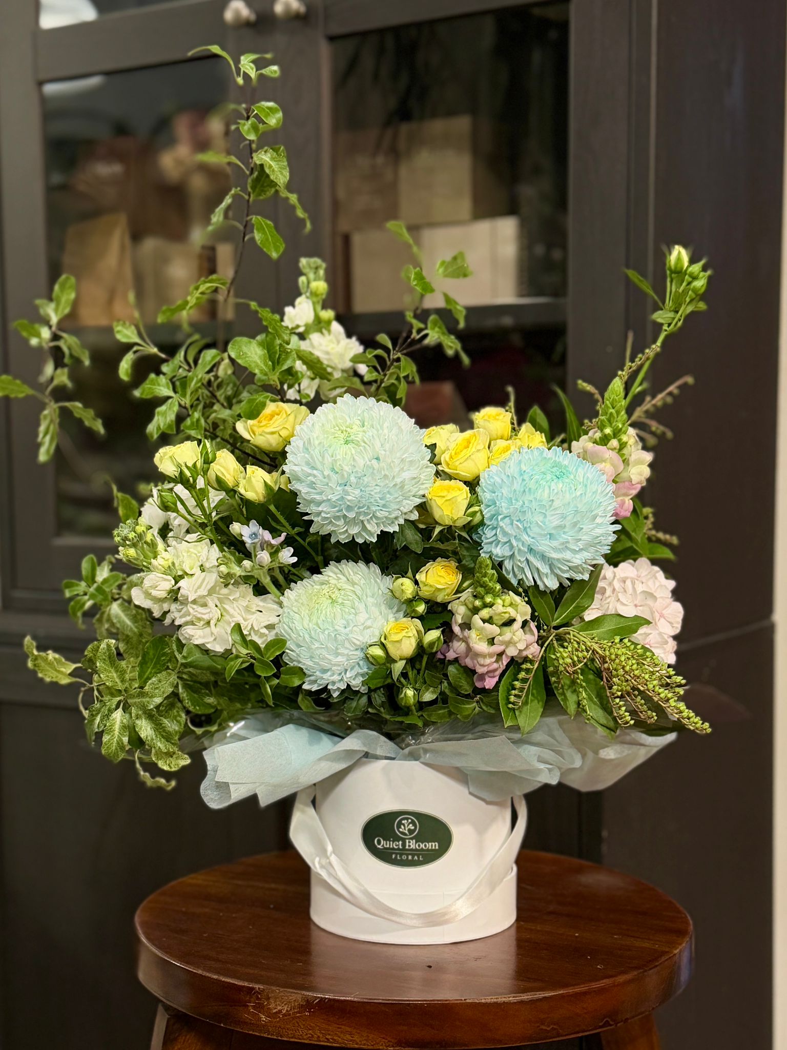 Hello Baby Boy Flower Box