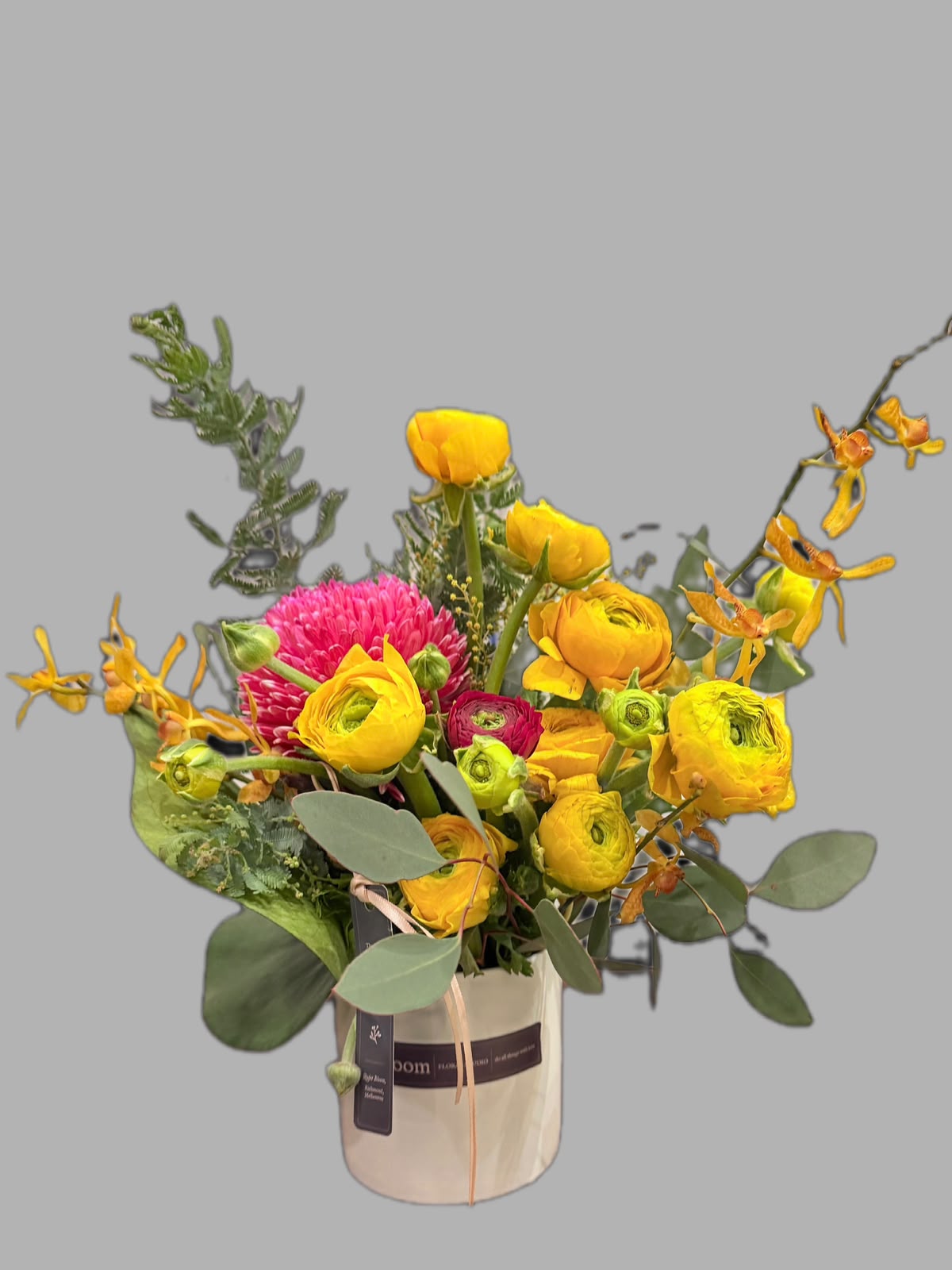 Golden Bloom Vase