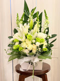 White Sympathy Arrangement