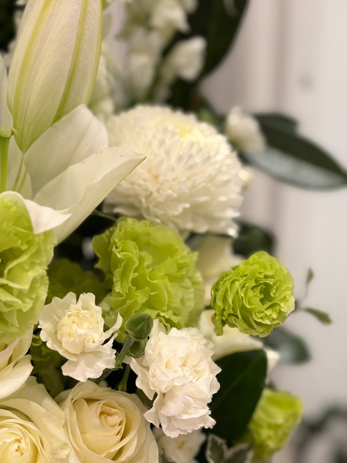 White Sympathy Arrangement