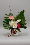 Orchid & Anthurium Sculptural Arrangement