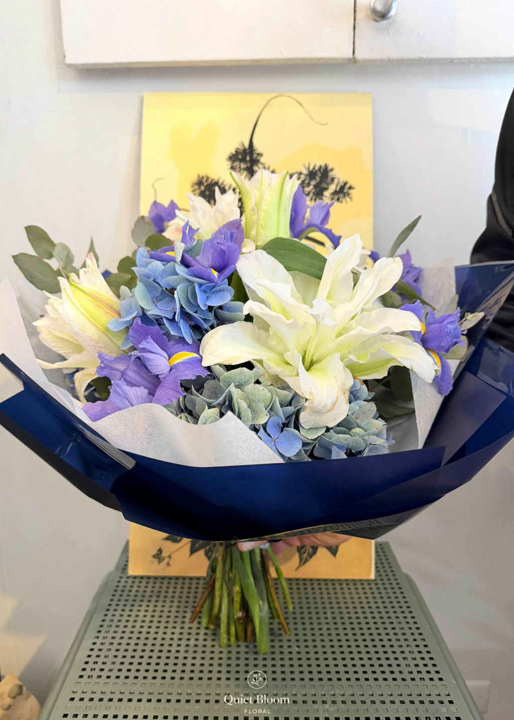 Blue & Purple Iris Bouquet