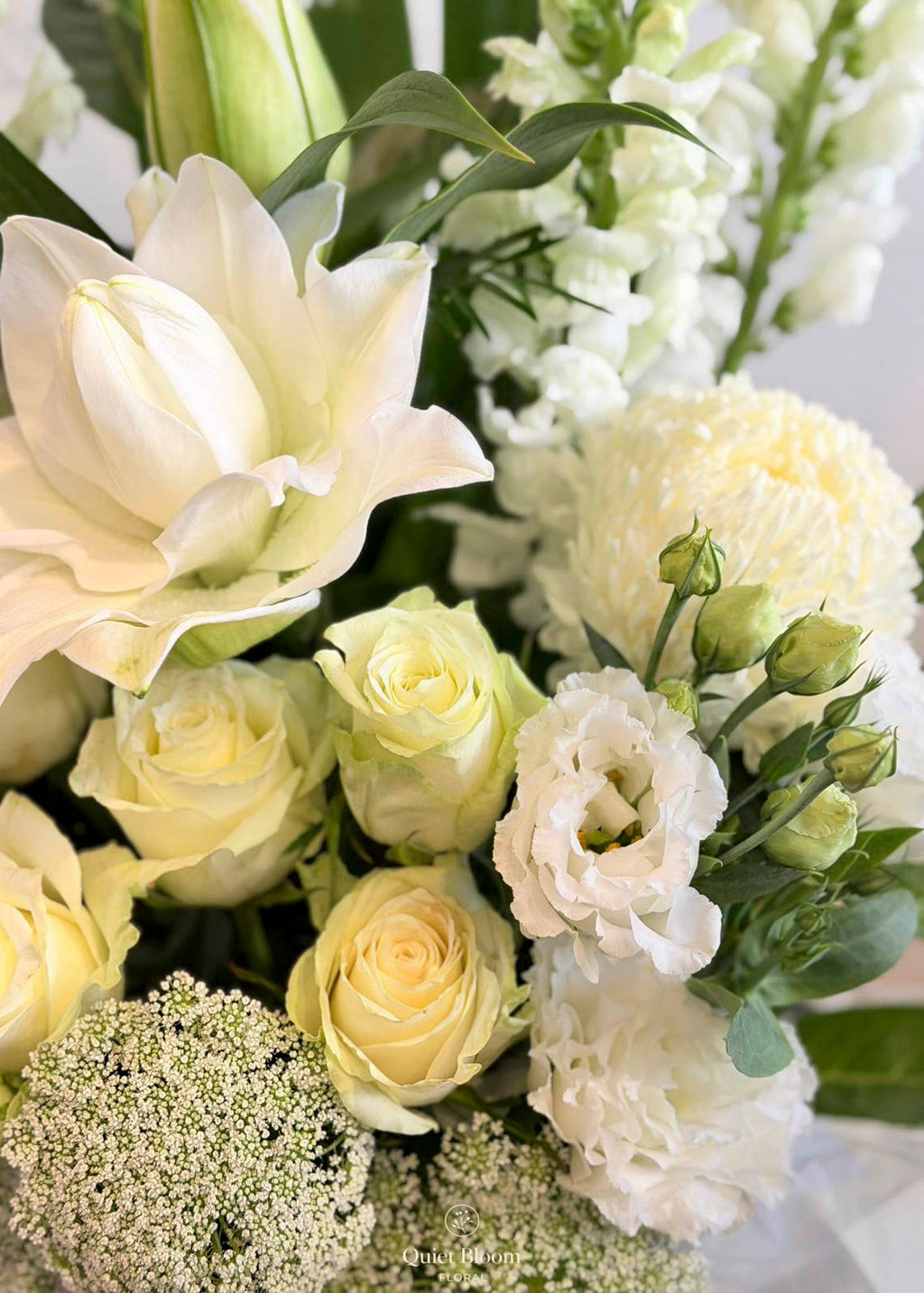 White Sympathy Arrangement