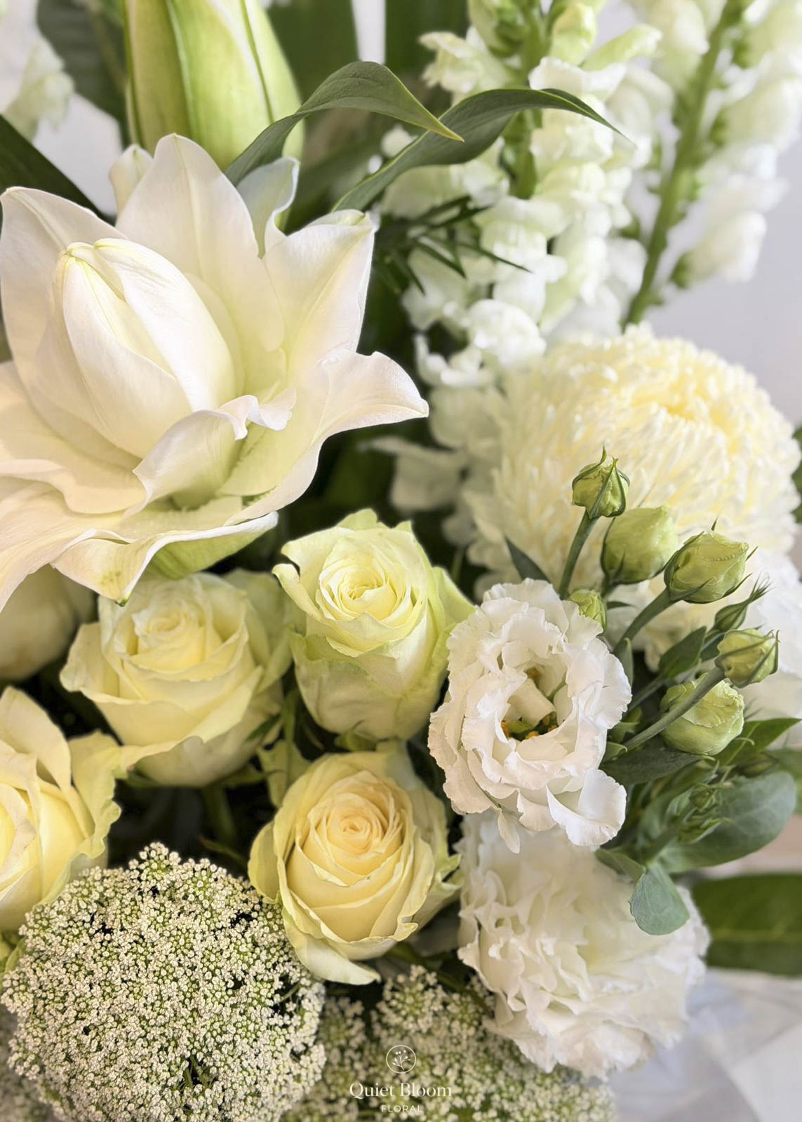 White Sympathy Arrangement