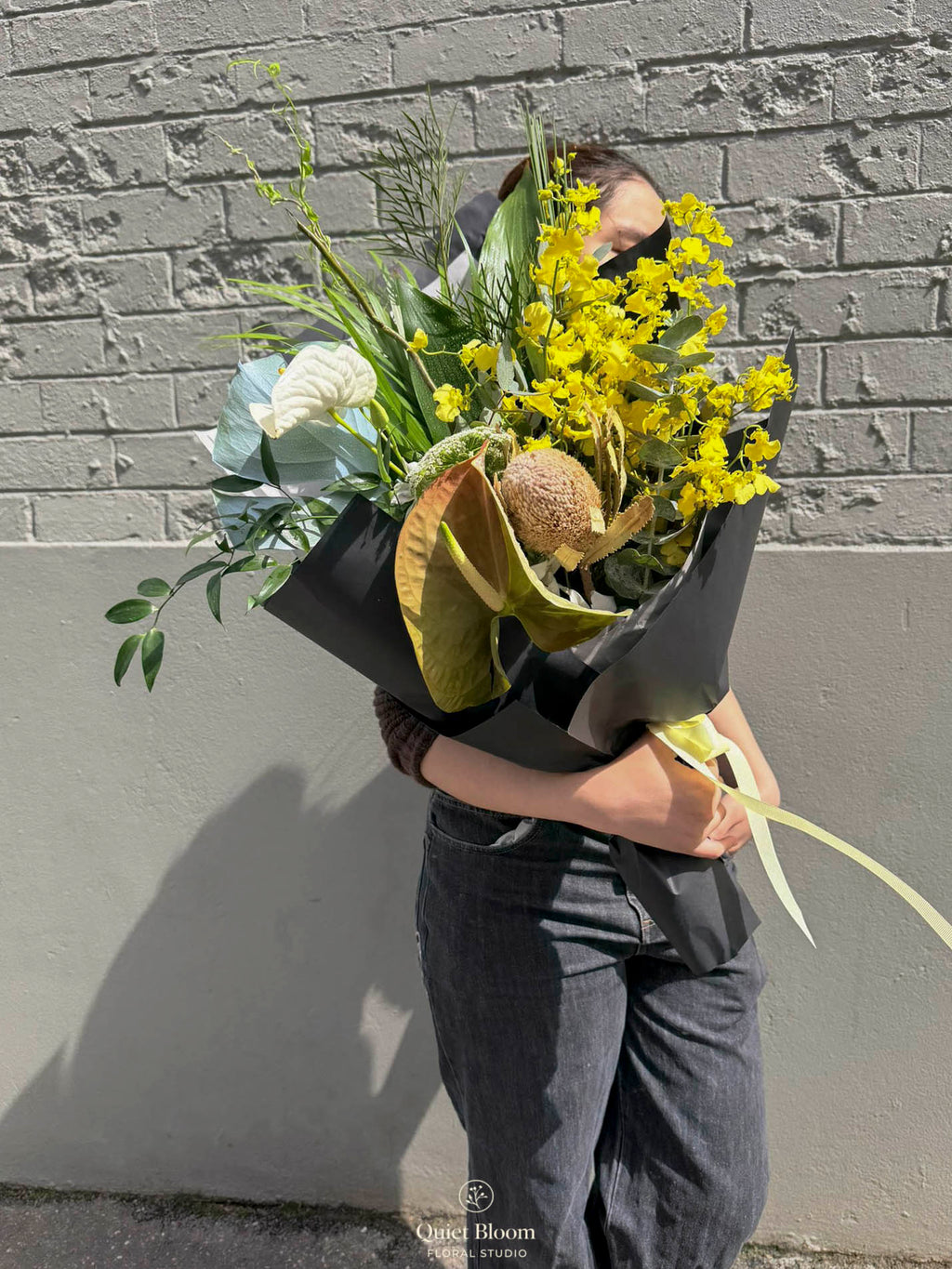 Golden Botanical Bouquet