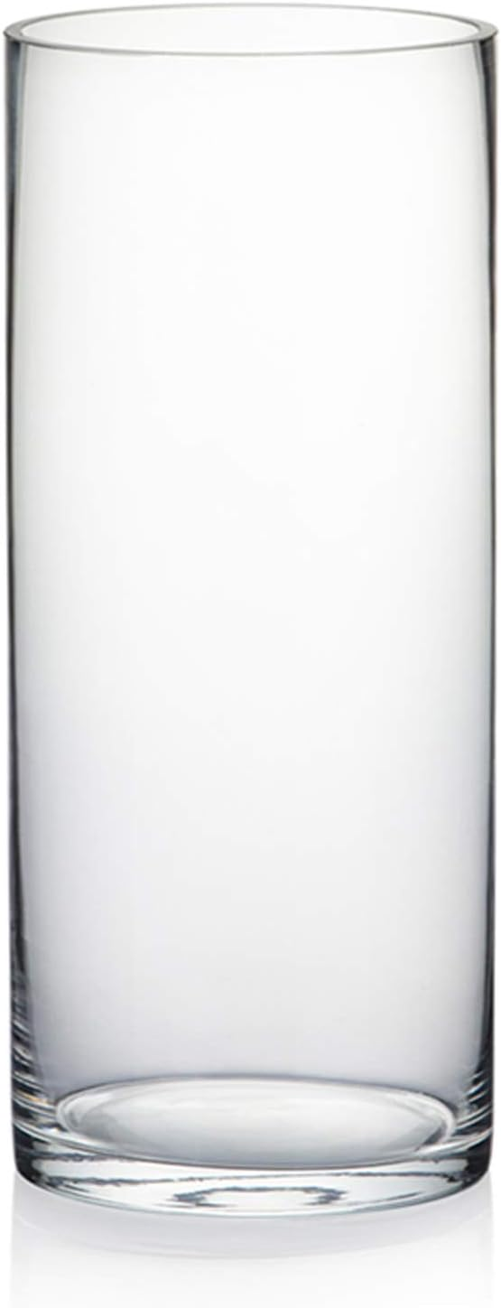 Clear Glass Cylinder Vase